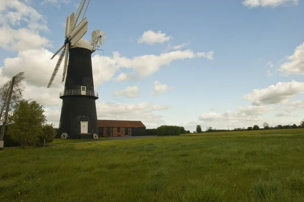 Dsc 04514 Sibsey Trader Mill Sex Våningars Arbetskvarn Sex Plan — Stockfoto