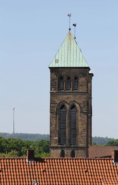 Věže Srdce Jeus Kostel — Stock fotografie