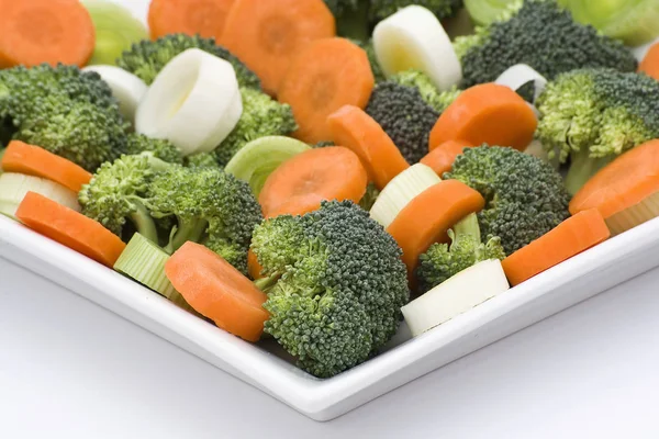 Puerro Zanahorias Brócoli — Foto de Stock