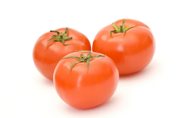 Świeże Dojrzałe Pomidory Ekologiczne — Zdjęcie stockowe
