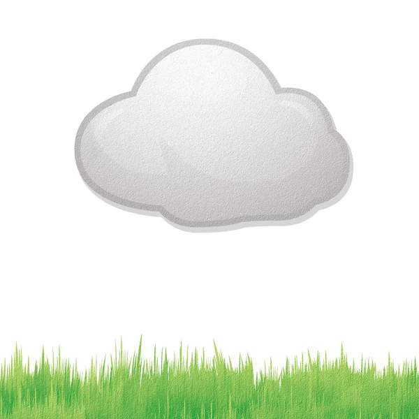 Wetter Grunge Recyclingpapier Bastelstift Auf Hintergrund — Stockfoto
