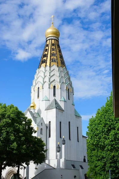 Iglesia Conmemorativa Russiana Leipzig — Foto de Stock