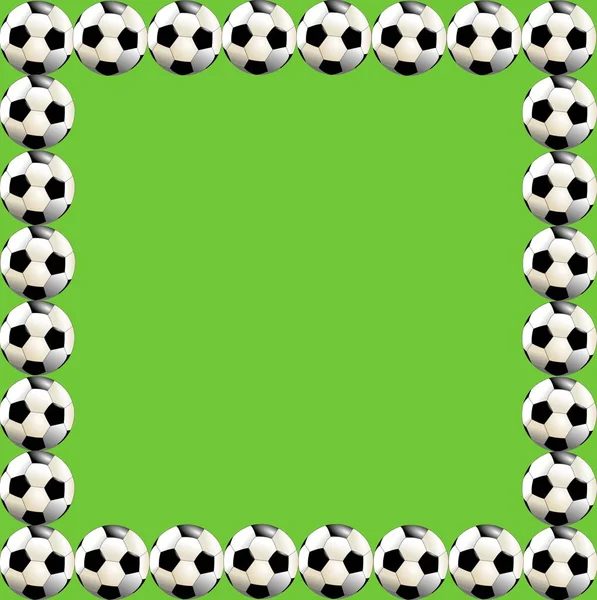 Square soccer ball or football frame Stock Photo by ©hd-design 8742485