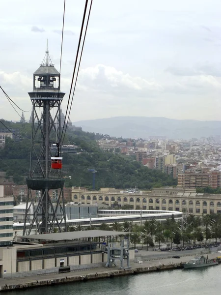 High Angle City View Barcelona U200B U200B Spain Including Aerial — Foto Stock