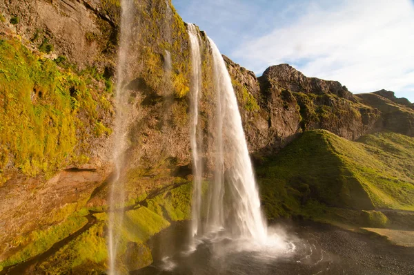 Mooie Waterval Natuur Achtergrond — Stockfoto