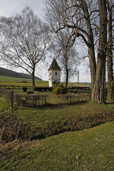 Колокольня Кладбище Deitlevsen — стоковое фото