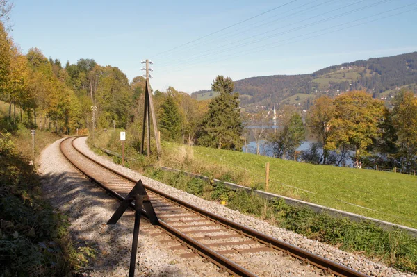 Tomma Räls Marken — Stockfoto