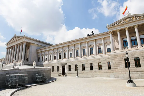 Κτίριο Κοινοβουλίου Αυστρίας Στη Βιέννη — Φωτογραφία Αρχείου