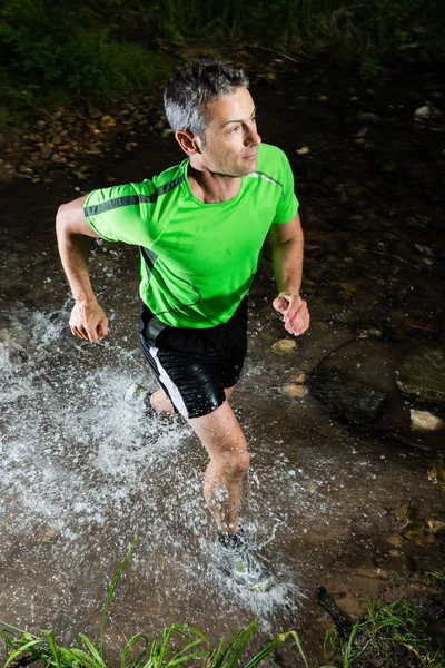 Corredora Ropa Deportiva Maratón — Foto de Stock