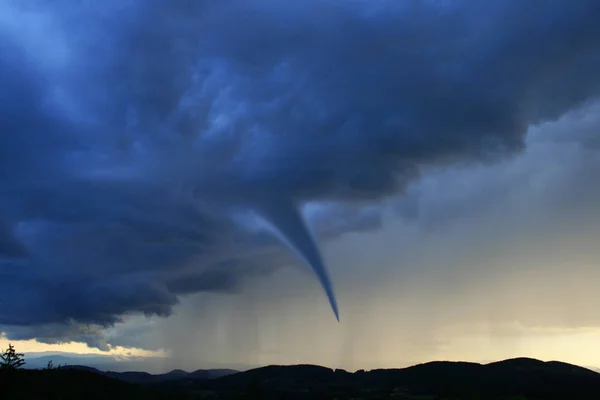 Klimawandel Tornado Hurrikan Himmel Naturkatastrophe — Stockfoto