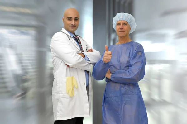 Doctor Paciente Instalaciones Médicas — Foto de Stock