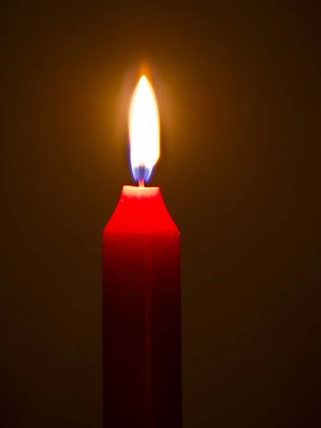 Kerzenschein Für Den Advent Für Weihnachten Und Romantische Anlässe Kerzenschein — Stockfoto