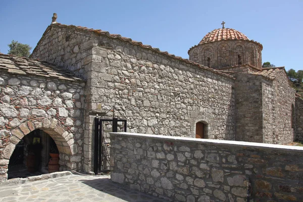 Iglesia Monasterio Moni Thari Los Rangos Greece —  Fotos de Stock