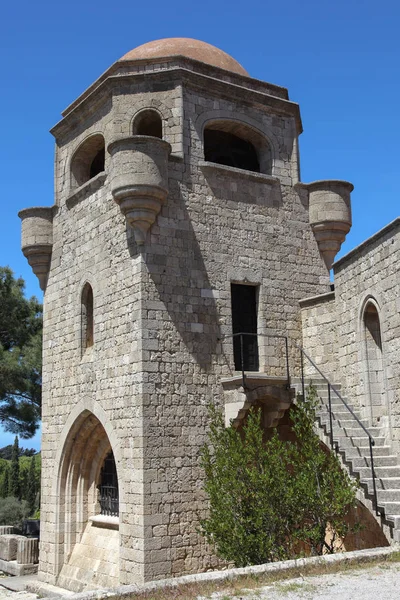 Kloosterkerk Filerimos Het Griekse Eiland Rhodes — Stockfoto