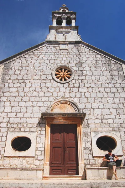 Εκκλησία Στο Stari Grad Στο Νησί Hvar Κροατία — Φωτογραφία Αρχείου