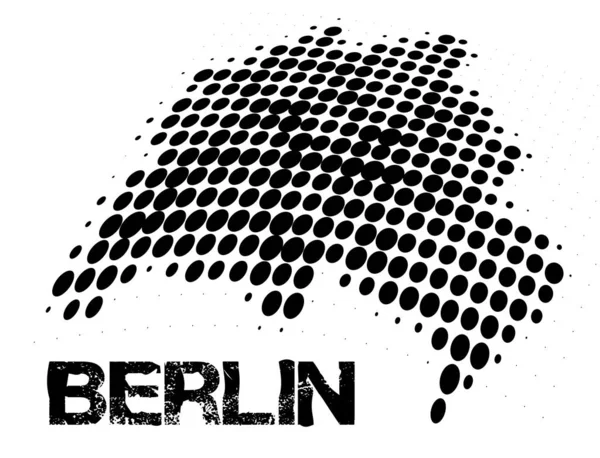 Berlin Efecto Con Letras —  Fotos de Stock