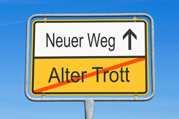 Yaş Trott Neuer Weg — Stok fotoğraf