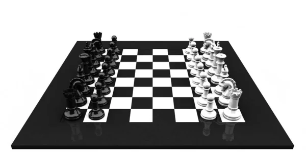 Chess Basic Position Freed — Stock Photo, Image