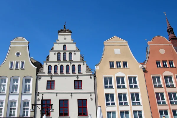 Casas Dos Aguas Rostock — Foto de Stock