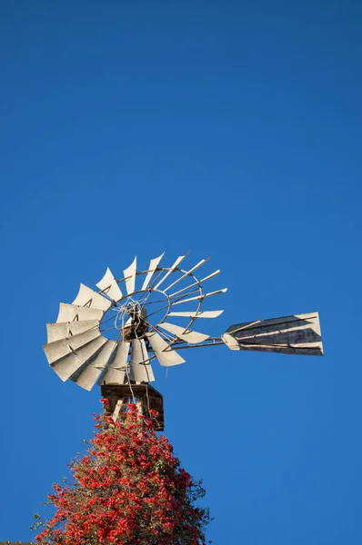 Wind Mill Blue Sky — Stock Photo, Image