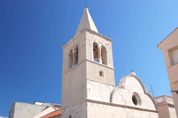 Kirche Pag Kroatien — Stockfoto