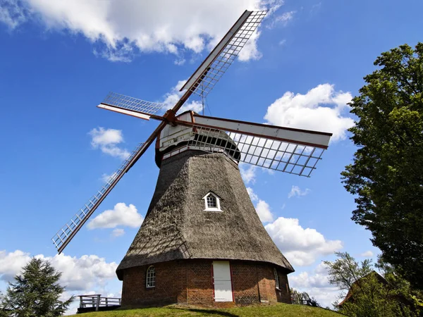 Molino Viento Mala Bederkesa Alemania — Foto de Stock