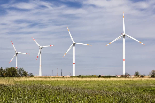 Větrná Energie Alternativní Výroba Elektřiny — Stock fotografie