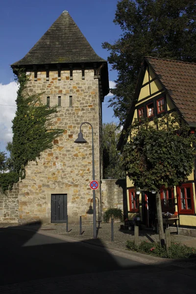 Πύργος Πόλης Στο Rinteln — Φωτογραφία Αρχείου