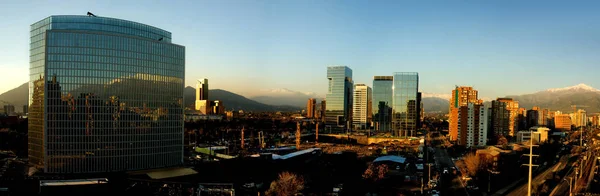 Imagen Panorámica Ciudad Santiago Chile —  Fotos de Stock