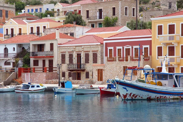 Port Island Halki Greece Stock Picture