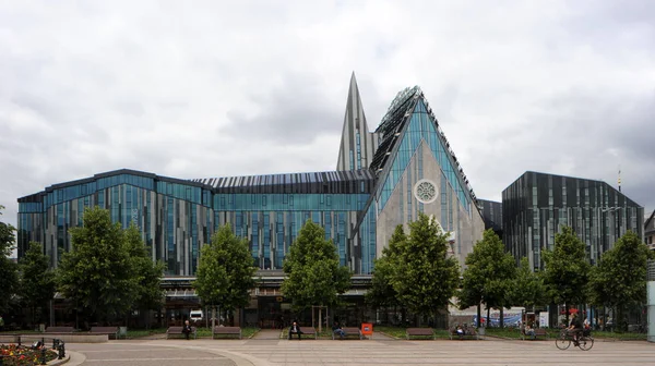 Universidad Con Iglesia Leipzig — Foto de Stock