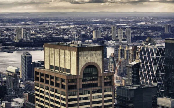 Scenic Urban View Modern Skyscrapers Facade — Stock Photo, Image