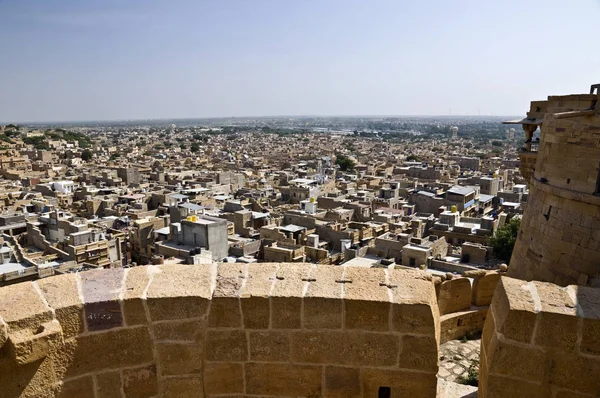 Výhledem Starobylé Město Jaisalmer Indie — Stock fotografie