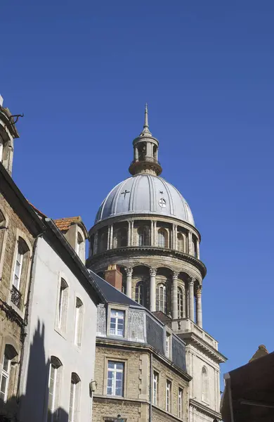 Catedral Notre Dame Cidade Velha Boulogne Sur Mer Pas Calais — Fotografia de Stock