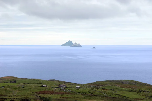 Vista Cênica Kerry Irlanda Costa Skellig Rock — Fotografia de Stock