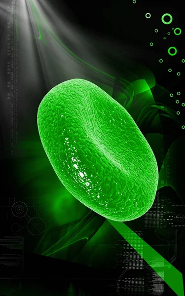 Digital Illustration Blodceller Färg Bakgrund — Stockfoto
