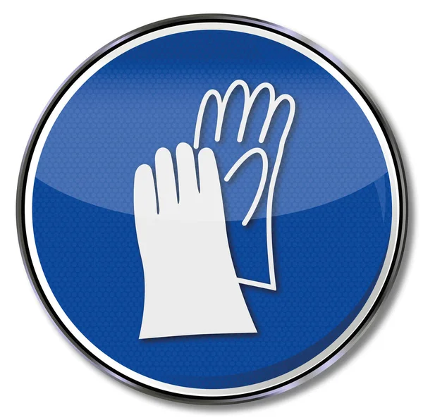 Bescherming Van Hand Handschoen — Stockfoto