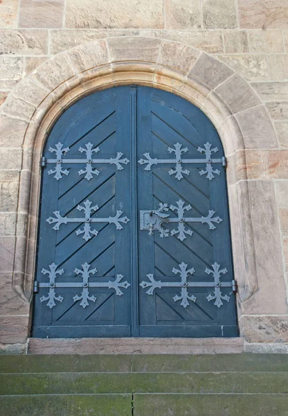 Tür Kaiserpfalz Goslar lizenzfreie Stockfotos