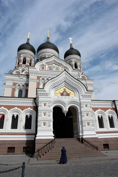 Alexander Nevsky Catedral Colina Catedral Tallinn — Fotografia de Stock