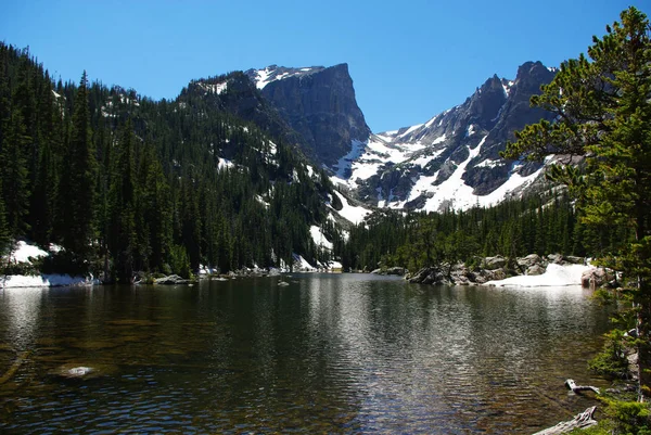 Lago Montanha Alta Montanhas Rochosas Colorado — Fotografia de Stock