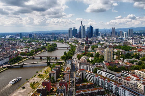Skyline Frankfurt Hdr — Foto Stock