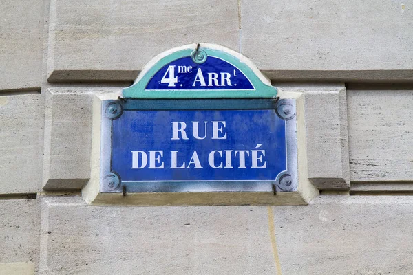 Signpost Paris France — Stock Photo, Image