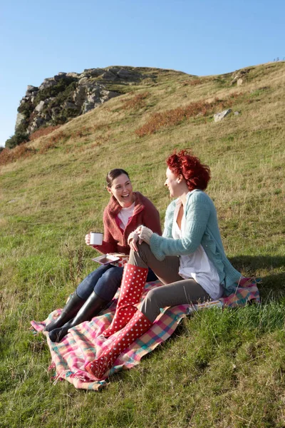 Donne Paese Picnic — Foto Stock