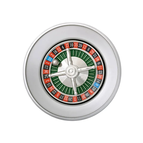 Casino Roulette Isolated White Background — Stock Photo, Image