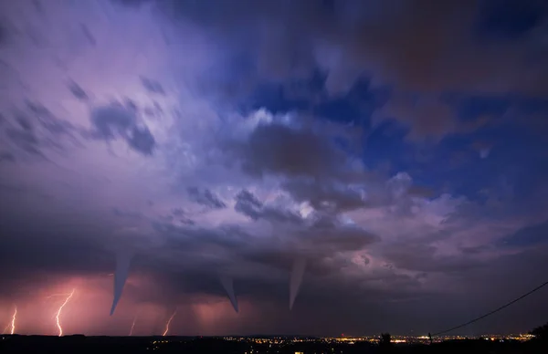 Climate Change Tornado Hurricane Sky Natural Disaster — Stock Photo, Image