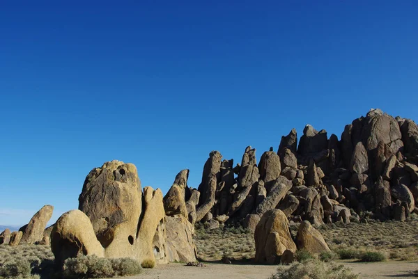 Bizarre Rocks Alabama Hills California — Stock Photo, Image