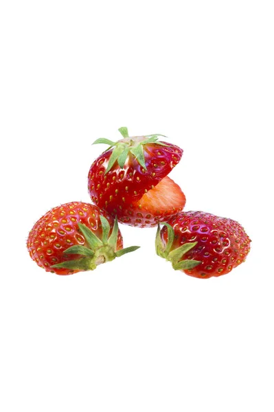 新鲜成熟的草莓 — 图库照片