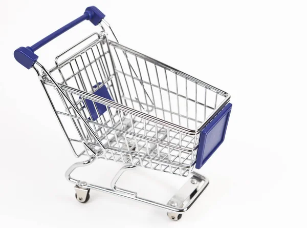 Shopping Cart Trolley Retail Shop — Stock Photo, Image
