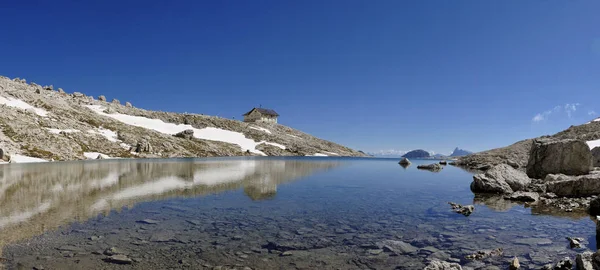 Malowniczy Widok Majestatyczny Krajobraz Dolomitów Włochy — Zdjęcie stockowe