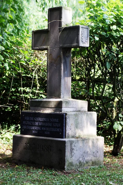 Памятник Кровавой Аллее Барнтрупе — стоковое фото